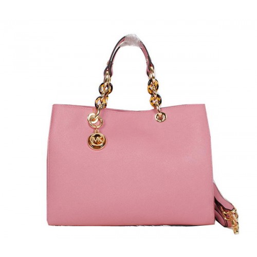 Michael Kors Jet Set Bolsa de Viaje Piel Saffiano MK8860 Rosa
