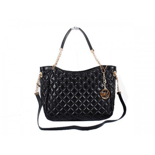 Michael Kors Jet Set Bolso de viaje Piel de oveja MK8707 Negro