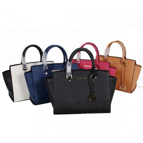 Michael Kors MK0909 Selma Bolso satchel con cremallera superior