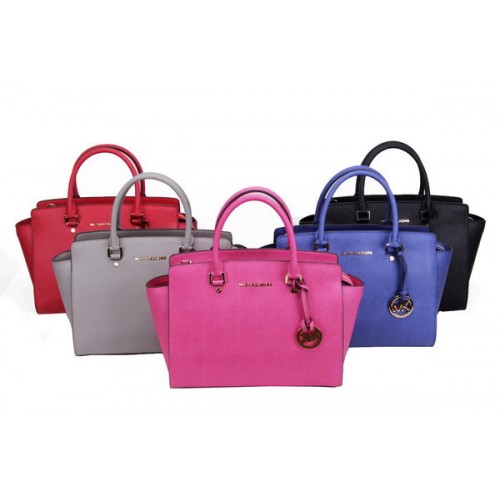 Michael Kors MK1866 Selma Bolso satchel con cremallera superior