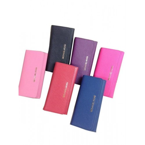 Michael Kors MK3012 Cartera con solapa de piel Saffiano