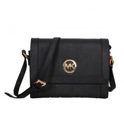 Michael Kors Bolso Bandolera Cuero Saffiano MK8702 Negro