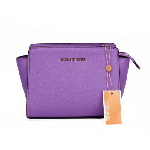 Michael Kors Mini Selma Messenger Bag MK1869 Púrpura Lavanda