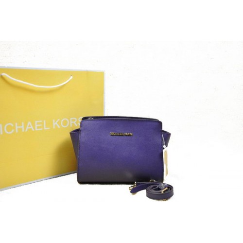 Michael Kors Mini Selma Messenger Bag MK1869S Púrpura