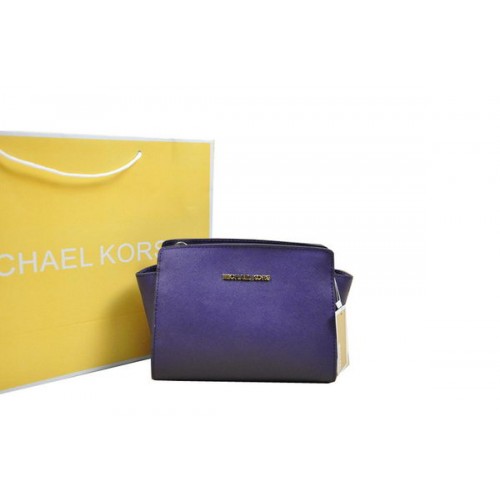 Michael Kors Mini Selma Bandolera Púrpura