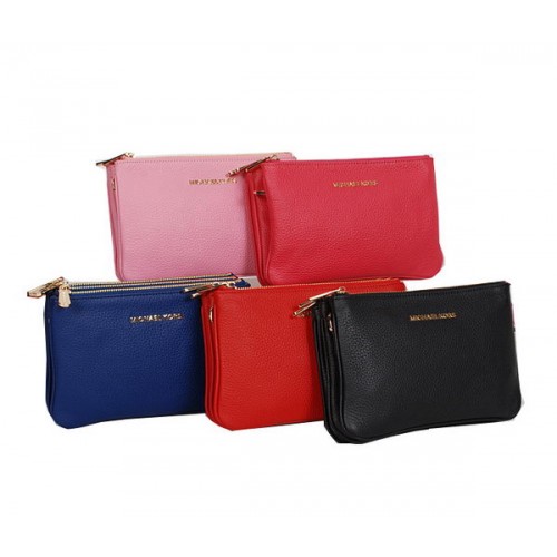 Michael Kors Original Bolso de hombro de cuero granulado MK7675