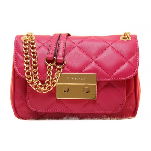Bolso Clutch Michael Kors Original De Cuero MK0819 Rosa