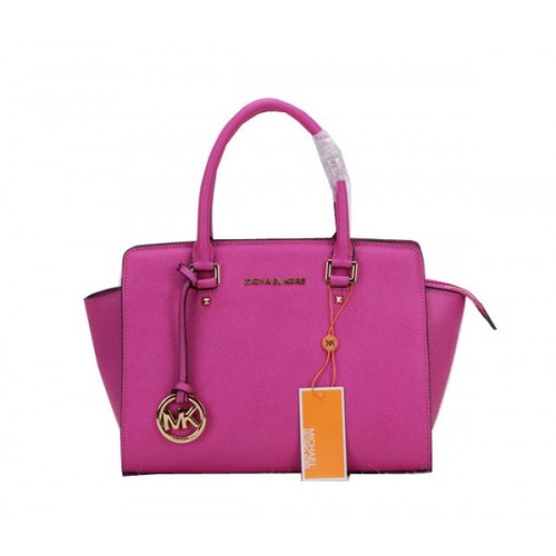Michael Kors Bolso Selma Cuero Original MK1867 Melocotón