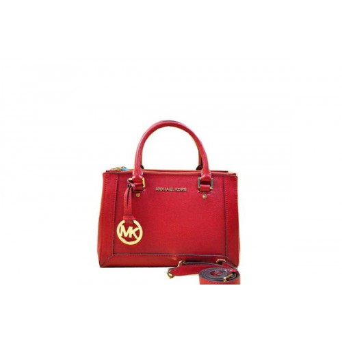 Michael Kors Selma Original Saffiano Leather Tote Bag MK1993 Rojo