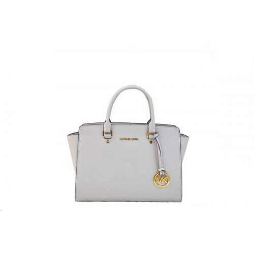 Michael Kors Selma Top-Zip Satchel Bag 1900 Gris