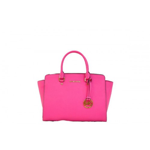 Michael Kors Selma Bolso satchel con cremallera superior 1900 Rosa