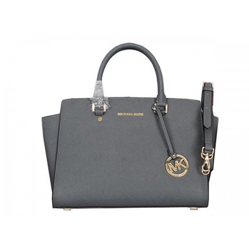 Michael Kors Selma Top-Zip Satchel Bag 8700 Gris