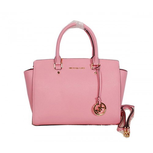Michael Kors Selma Top-Zip Satchel Bag MK0909 Rosa