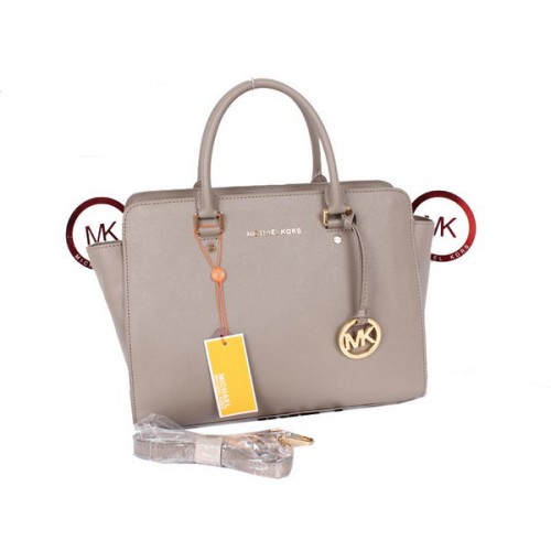 Michael Kors Selma Top-Zip Satchel Bag MK115 Gris
