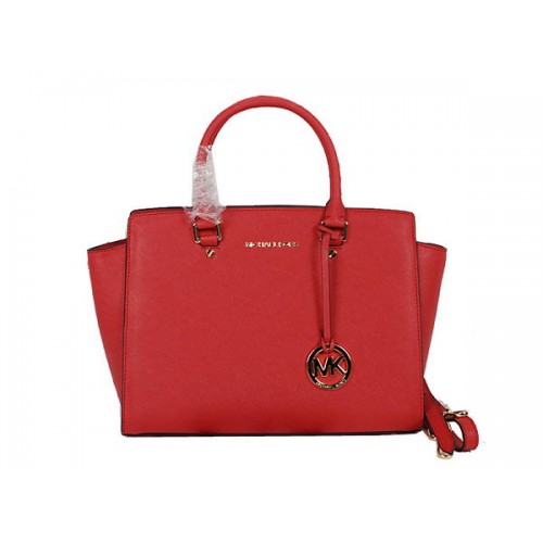 Michael Kors Selma Top-Zip Satchel Bag MK8700 Rojo