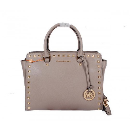 Michael Kors Selma Top-Zip Satchel Bag MK8710 Gris