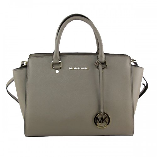 Michael Kors Selma Top-Zip Satchel Bag MK8803 Gris