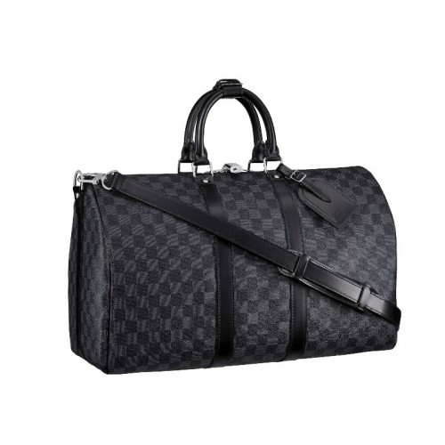 Louis Vuitton Damier Graphite Canvas Keepall 45 Correa N41418