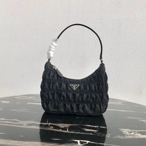 Minibolso Prada de nailon y piel Saffiano 1NE204 negro