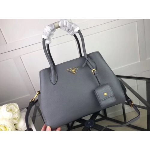 Prada Bolso de piel de becerro 1127 gris