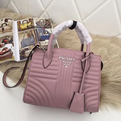 Prada Bolso de piel de becerro 1BA045 rosa