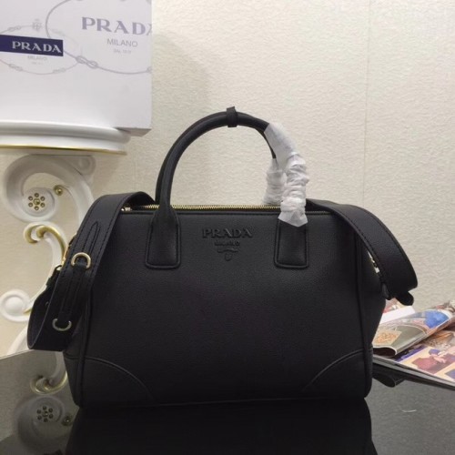 Prada Bolso de piel de becerro 1BA2019 negro