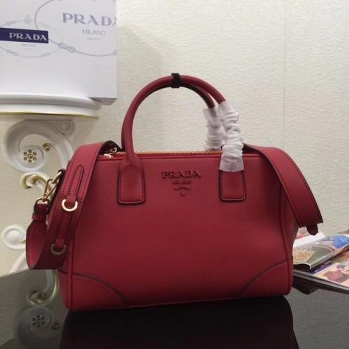 Prada Bolso de piel de becerro 1BA2019 rojo