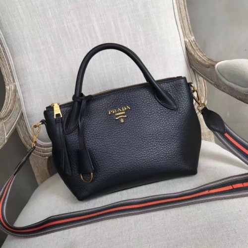 Prada Bolso de piel de becerro 1BH111 negro