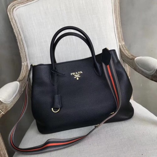 Bolso Prada en piel de becerro BN1579 negro