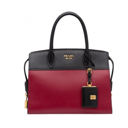 Bolso Prada Esplanade 1BA046 rojo y negro