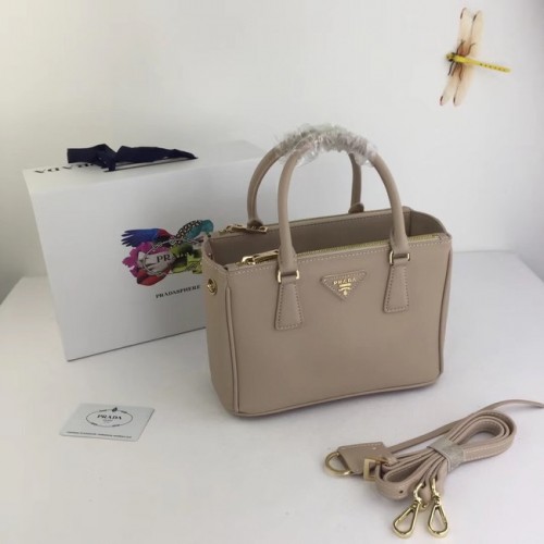 Prada Galleria Small Saffiano Leather Bag BN2316 albaricoque