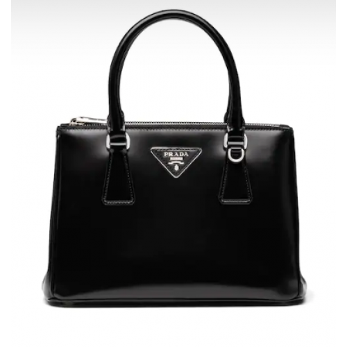 Bolso Prada Galleria de piel cepillada 1BA896 negro