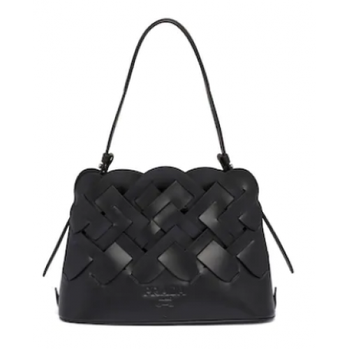 Prada Cuero Prada Tress Bolso 1BA290 negro