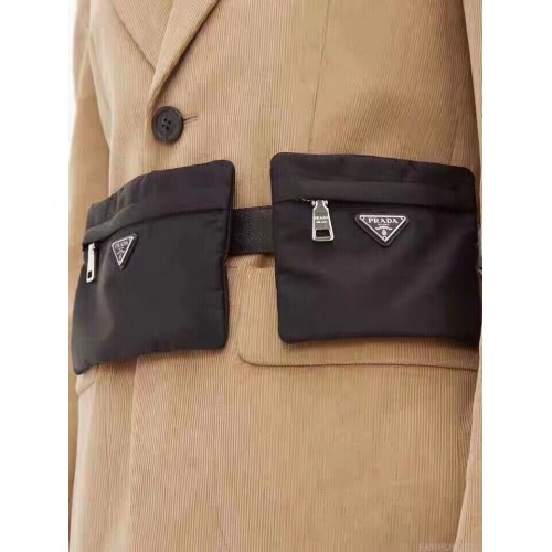 Bolsillo de nailon Prada 2CM219 negro