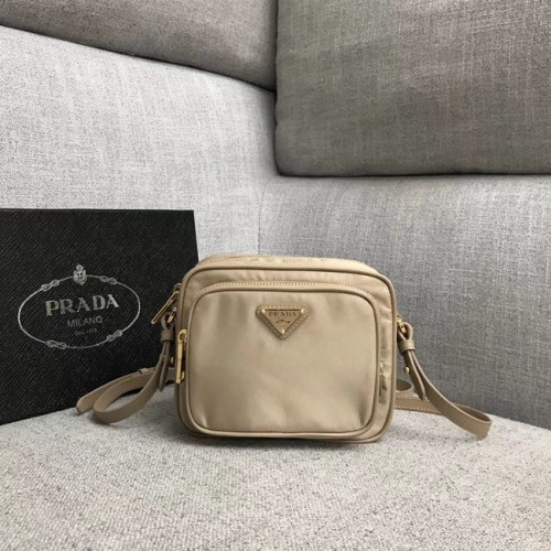 Bolso de hombro Prada Nylon 82022 albaricoque