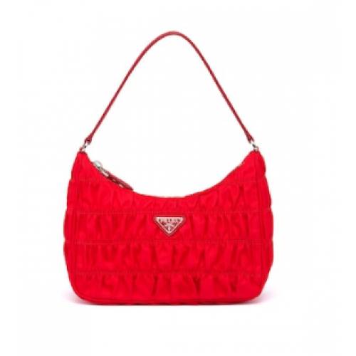 Minibolso Prada de nailon y piel Saffiano 1NE204 rojo