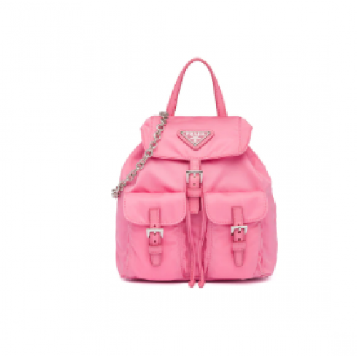 Minimochila Prada Nylon 1BH029 rosa