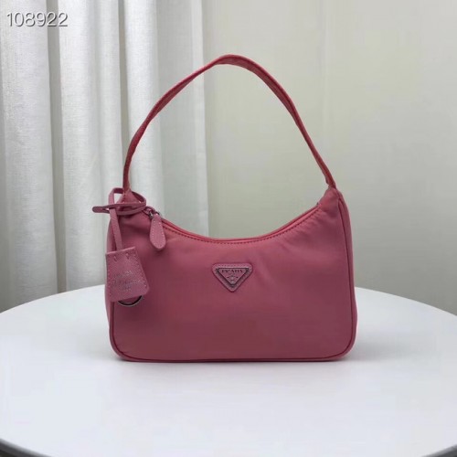 Minibolso de nylon Prada Re-Edition 2000 1NE515 rosa