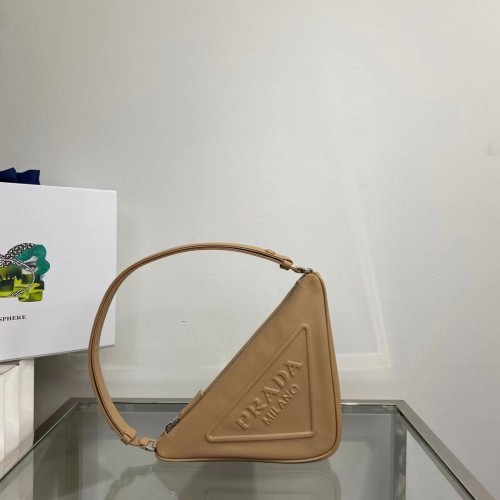 Prada Bolso de mano en napa acolchada 1BE003 Galletas