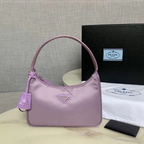 Minibolso de nylon Prada Re-Edition 2000 1NE515 Lavanda