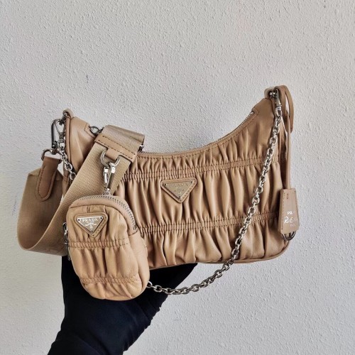 Prada Re-Edition 2005 bolso de piel 1BH20 Galletas