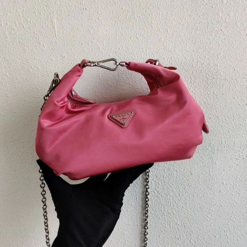 Prada Re-Edition 2005 bandolera de nylon 1BH172 rosa