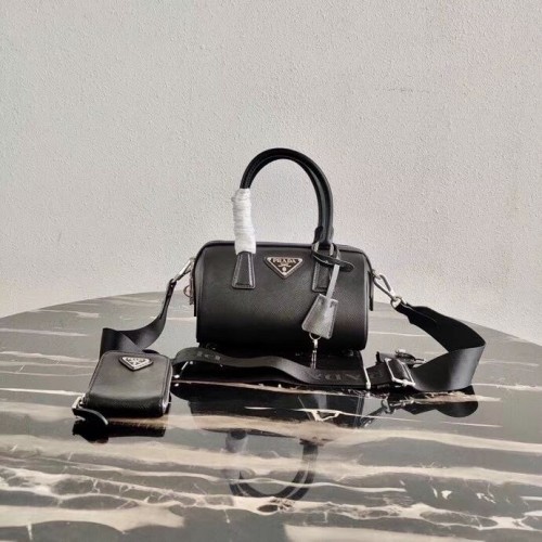 Prada Re-Edition 2005 bolso de mano 1BB846 negro