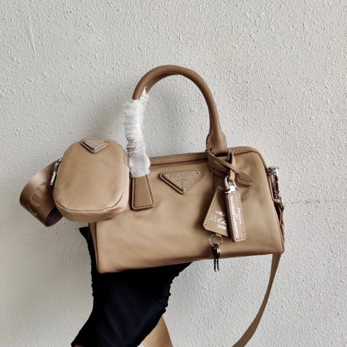 Prada Re-Edition 2005 bolso de mano 1PR846 albaricoque