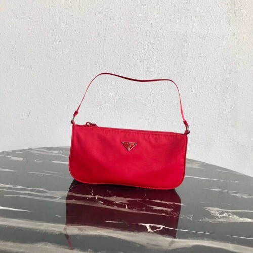 Bolso tote Prada Re-Edition nylon 1N1419 rojo