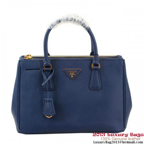 Bolso Tote Prada Saffiano 30cm BN1801 - Azul Real