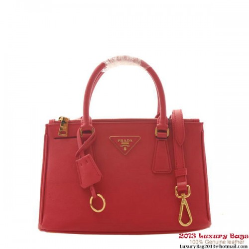 Prada Bolso pequeño de piel de becerro Saffiano BN2316 Rojo
