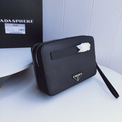 Prada Bolso de Cuero Saffiano P23698 Negro