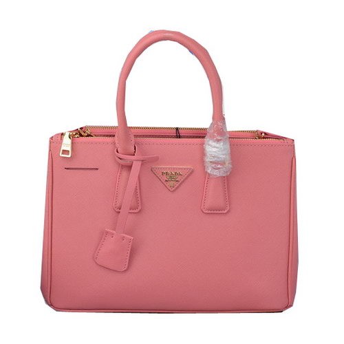 Prada Bolso tote de piel saffiano PBN1801 Rosa