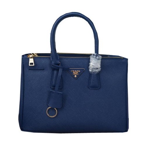 Prada Bolso tote de piel saffiano PBN1801 Royal